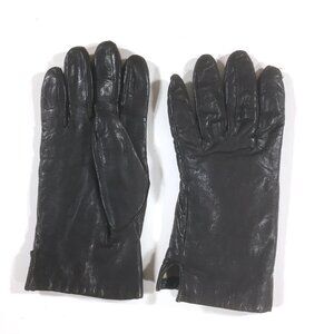 Fownes Leather Gloves Womens Size 7.5 Brown